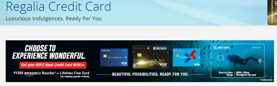 regalia credit card